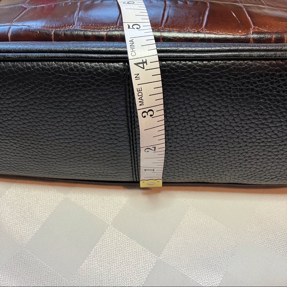Brighton Collectables Black & Brown Leather Shoulder Bag / Wallet Matching Set - Picture 15 of 16